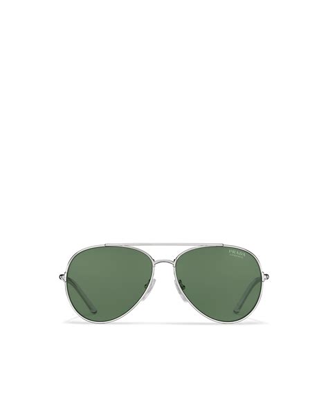 prada damen sonnenbrille piloten|Glyzinienblaue Gläser Prada Decode Sonnenbrille .